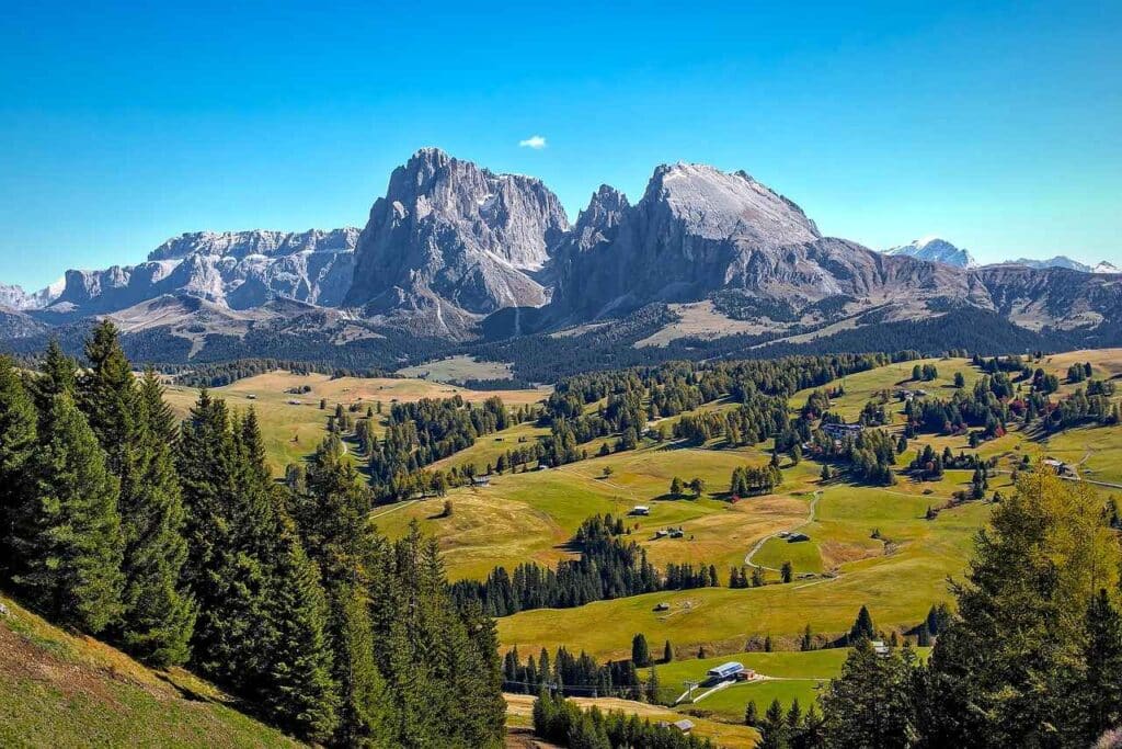 Sommerpanorama Seiser Alm Südtirol