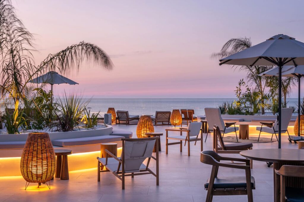 Sonnenuntergang Terrasse Isla Brown Chania Resort