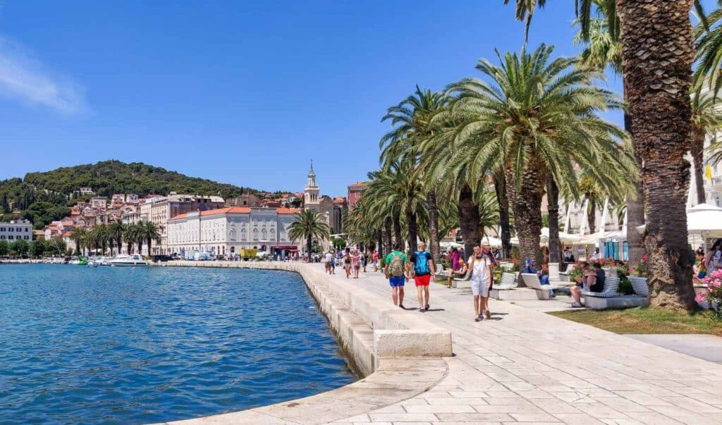 Split Hafenpromenade