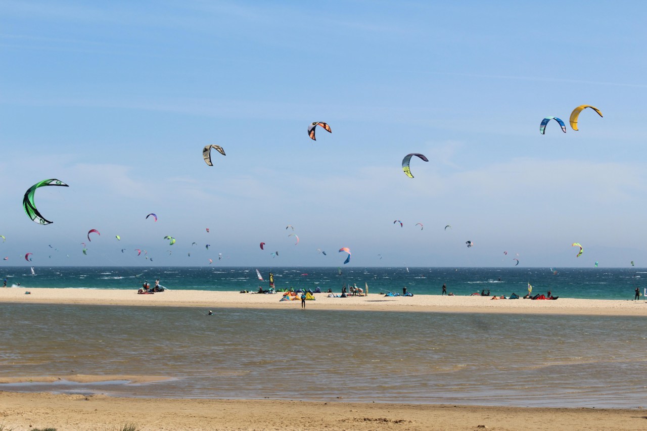 Tarifa Wind- und Kitesurfer