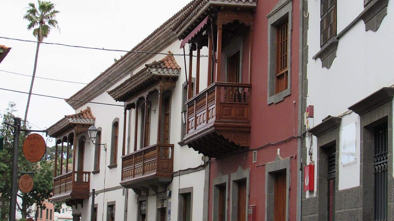 Teror Balkone im Kolonialstil