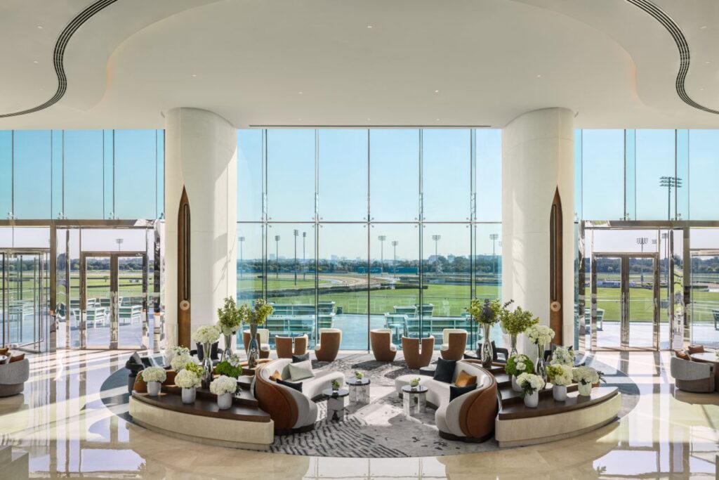 The Meydan Hotel Millenium Lounge Ausblick