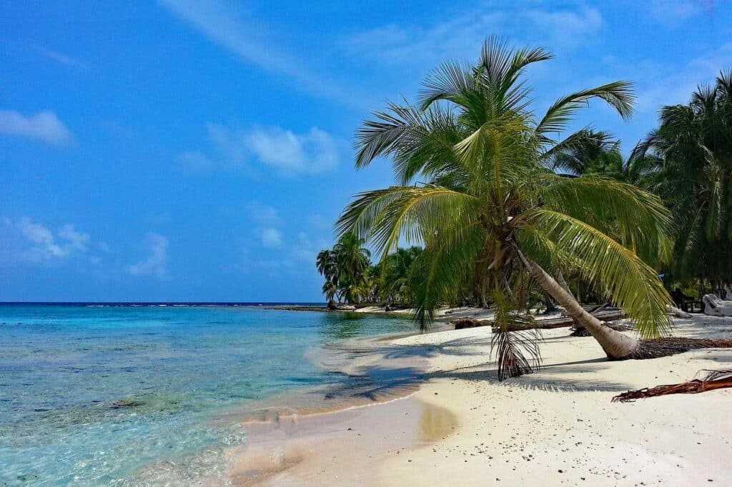 Traumstrand auf der Isla Diablo in Panama
