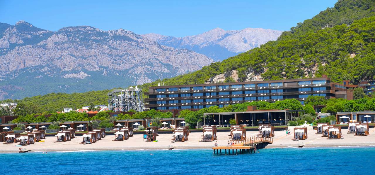 Türkische Riviera Meer und Taurusgebirge