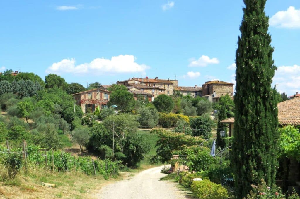 Typisches Dorf in der Emilia-Romagna