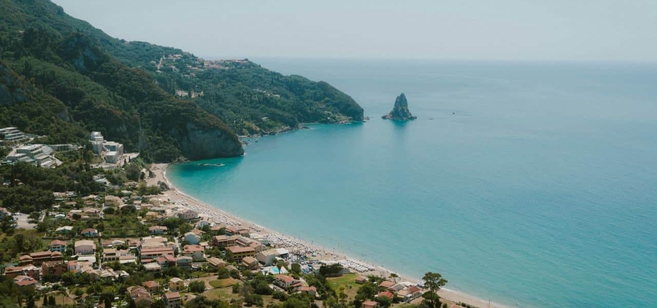 Agios Gordios Strand und Landschaft Agios Gordios Strand und Landschaft