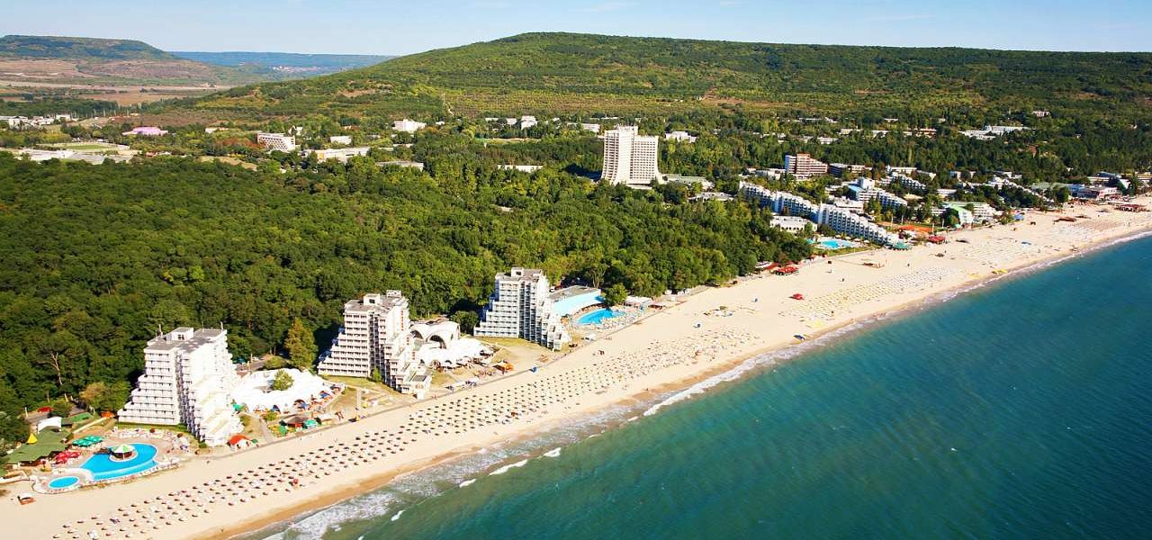 Albena kilometerlanger Sandstrand