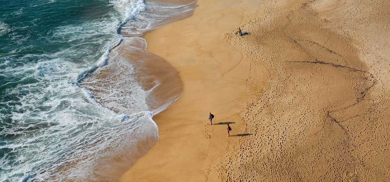 Algarve goldfarbener Strand