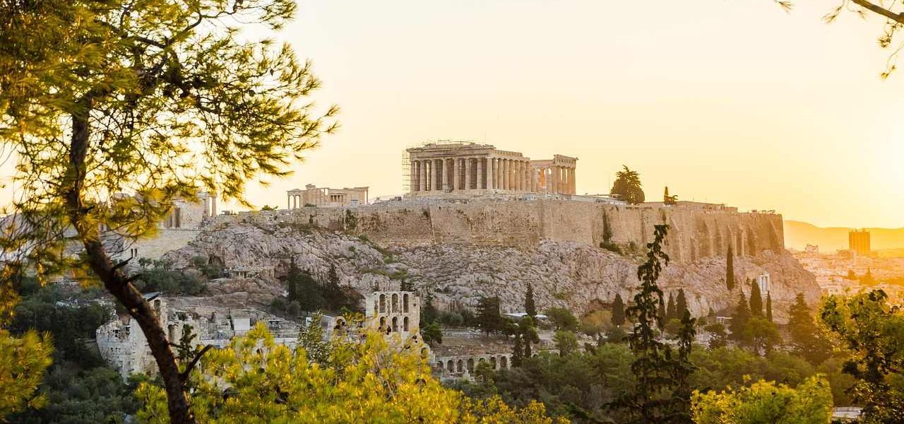 Athen Akropolis Sonnenuntergang