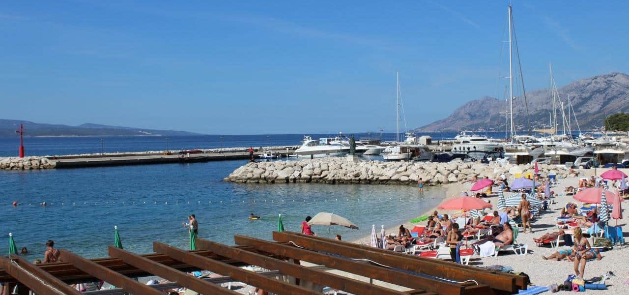 Baška auf Krk Strand