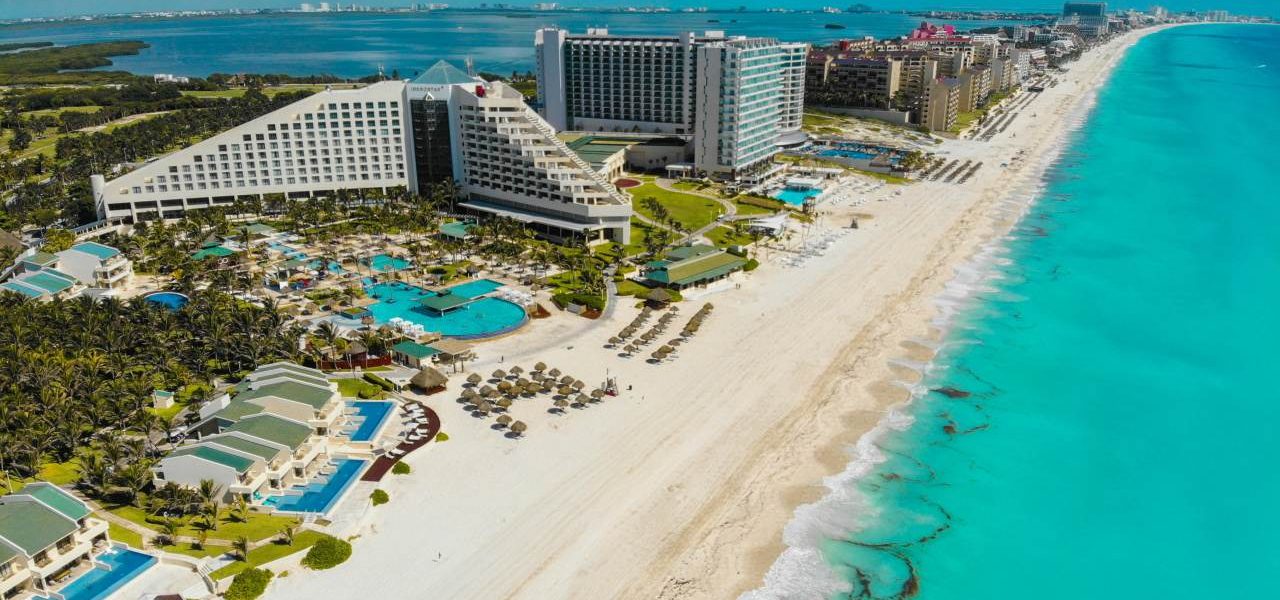 Cancún kilometerlanger Sandstrand Cancún kilometerlanger Sandstrand