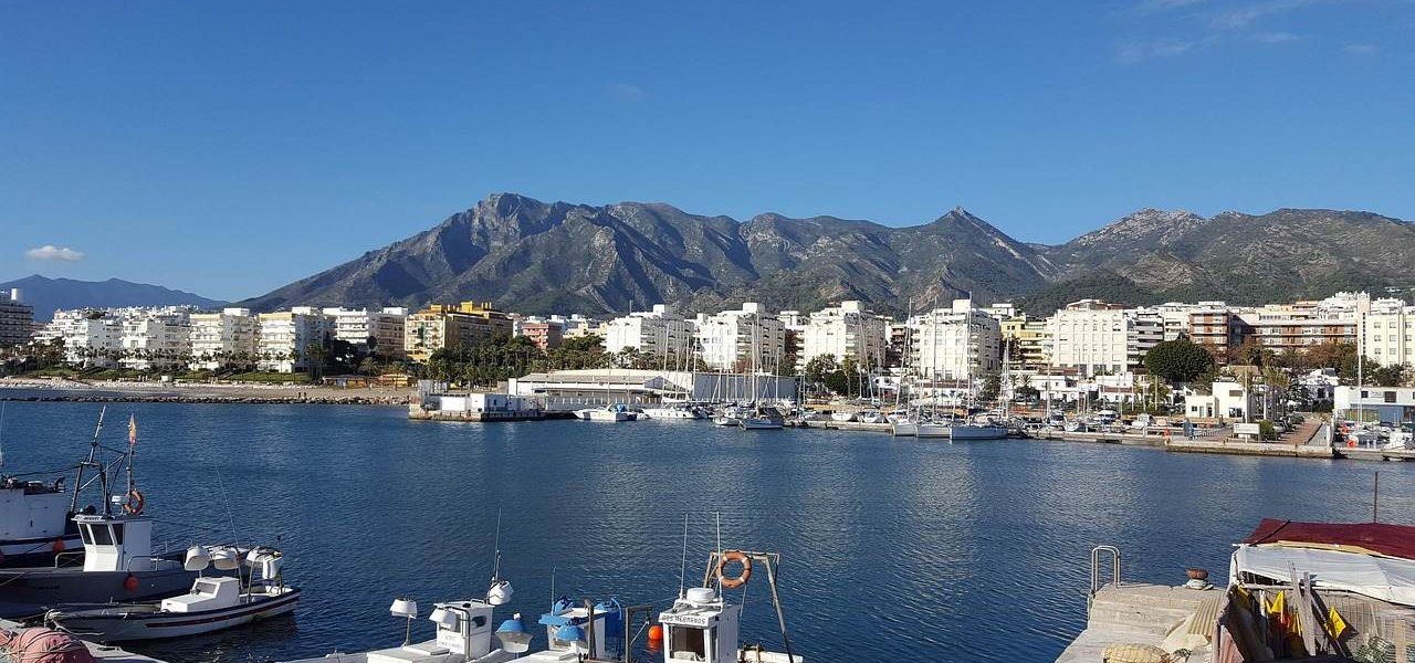 Costa del Sol Meer und Berge