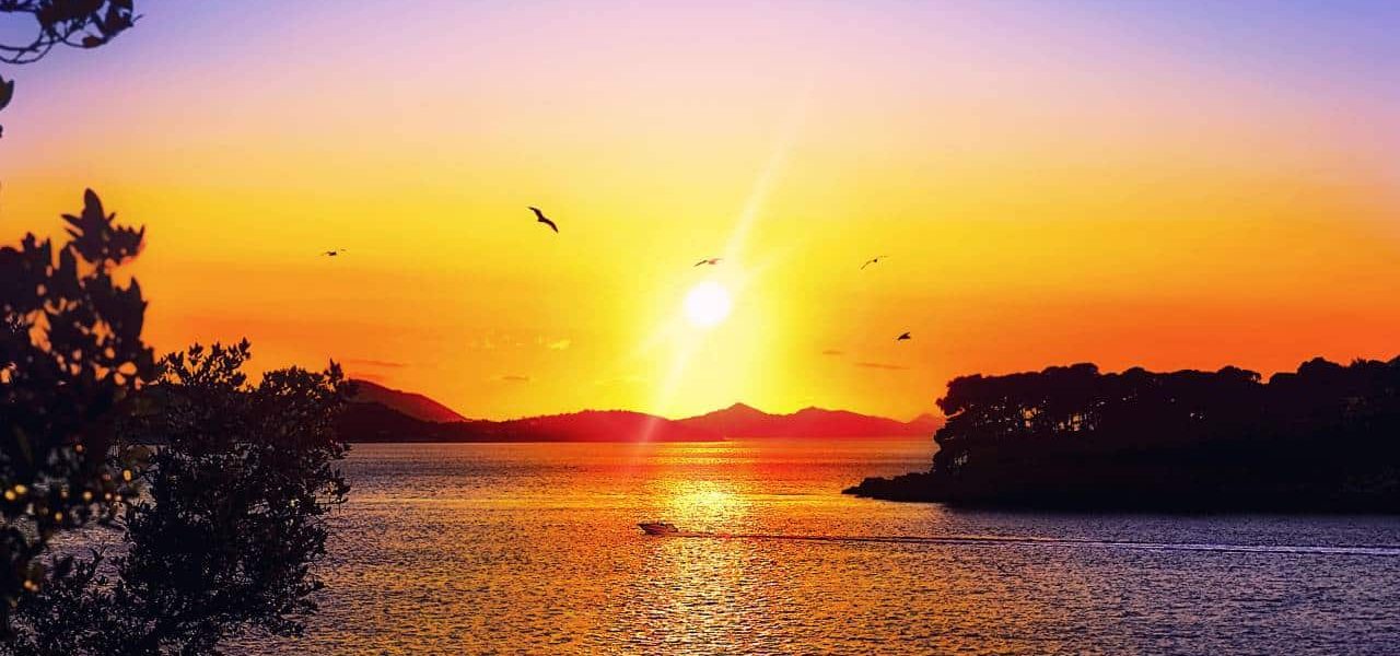 Dubrovnik Sonnenuntergang Küste