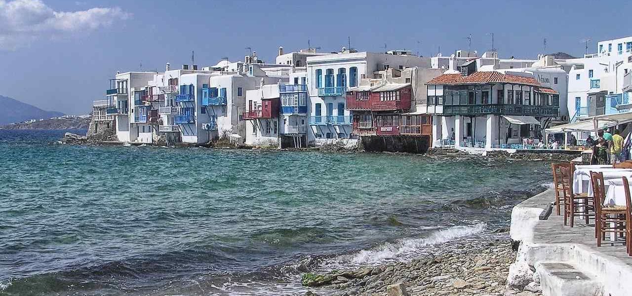 Häuser direkt am Wasser in Mykonos-Stadt Häuser direkt am Wasser in Mykonos-Stadt