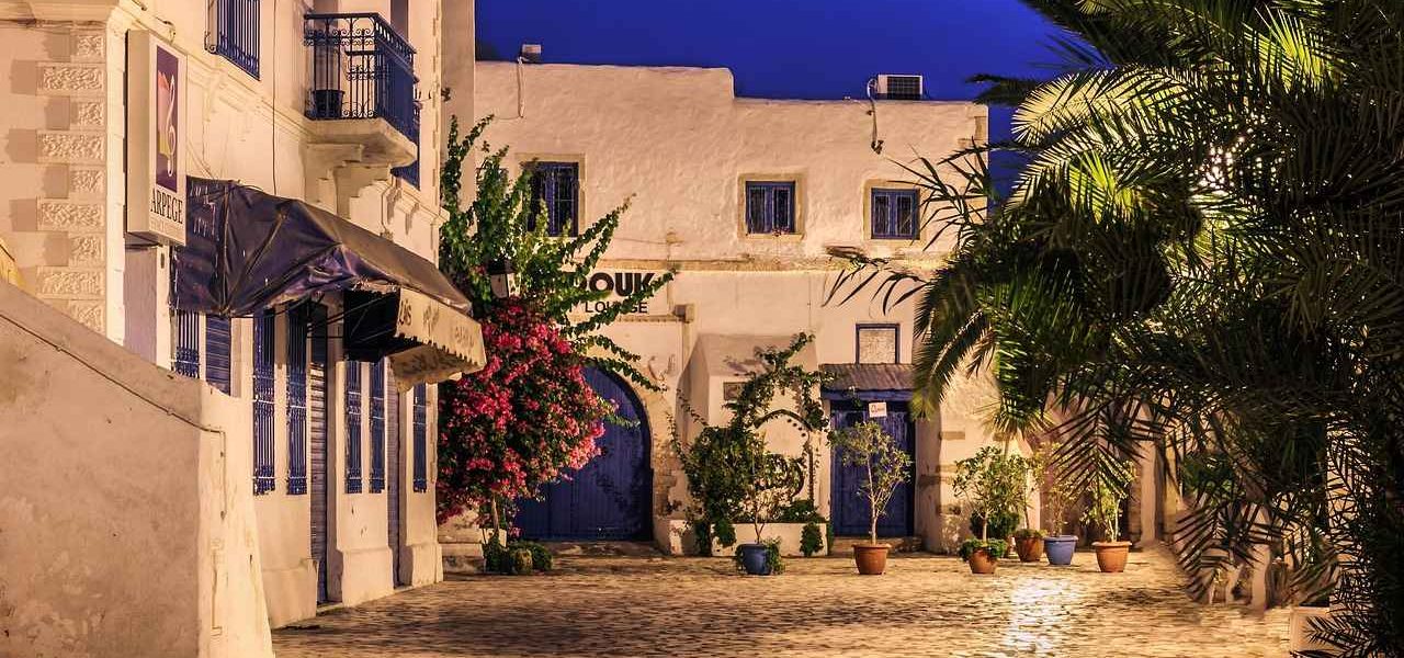 Houmt Souk Djerba Abendstimmung