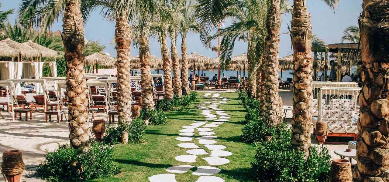 Hurghada Hotelanlage direkt am Strand