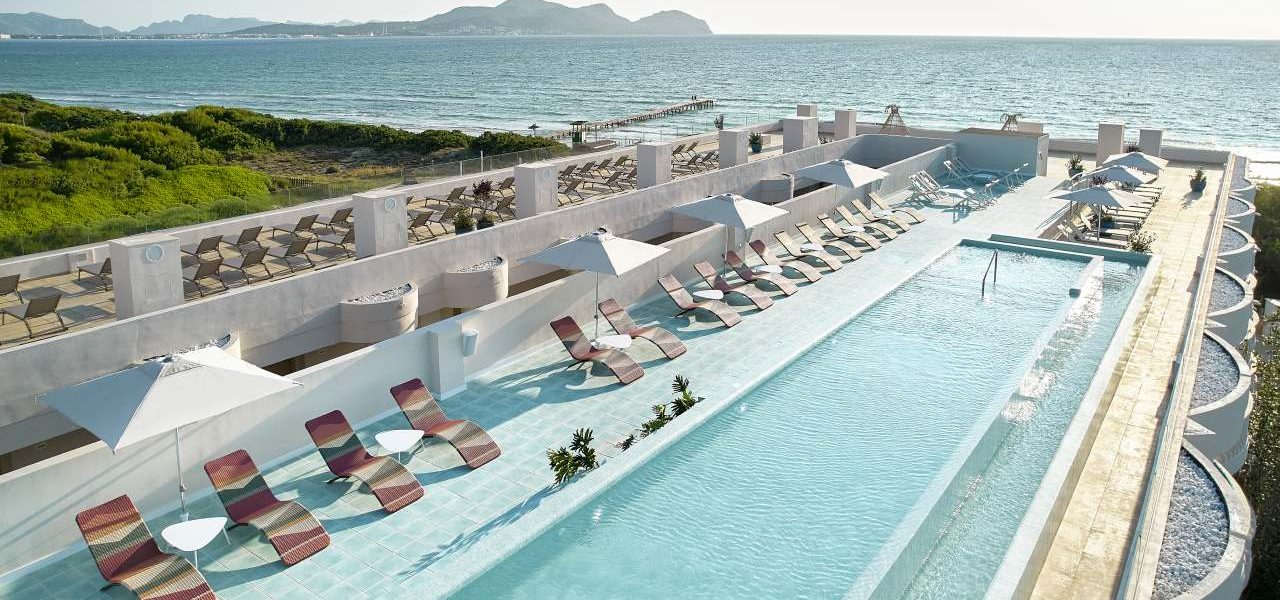 Iberostar Selection Albufera Park Infinity Pool auf dem Rooftop