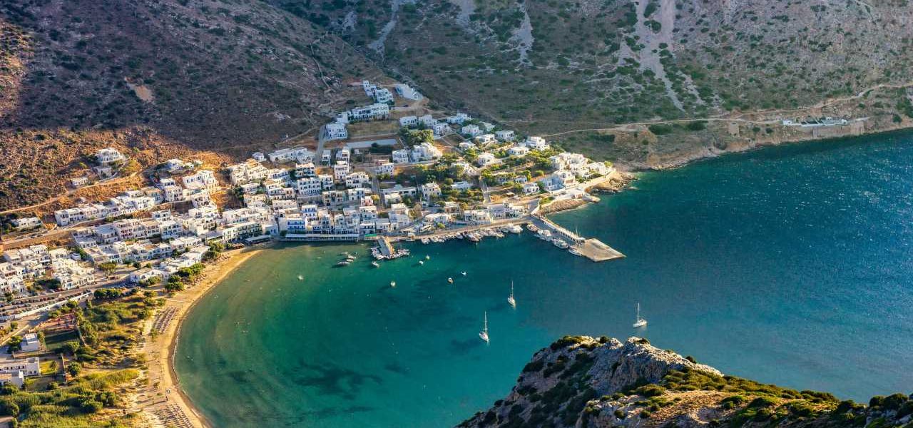Kamares Sifnos Hafen und Strand