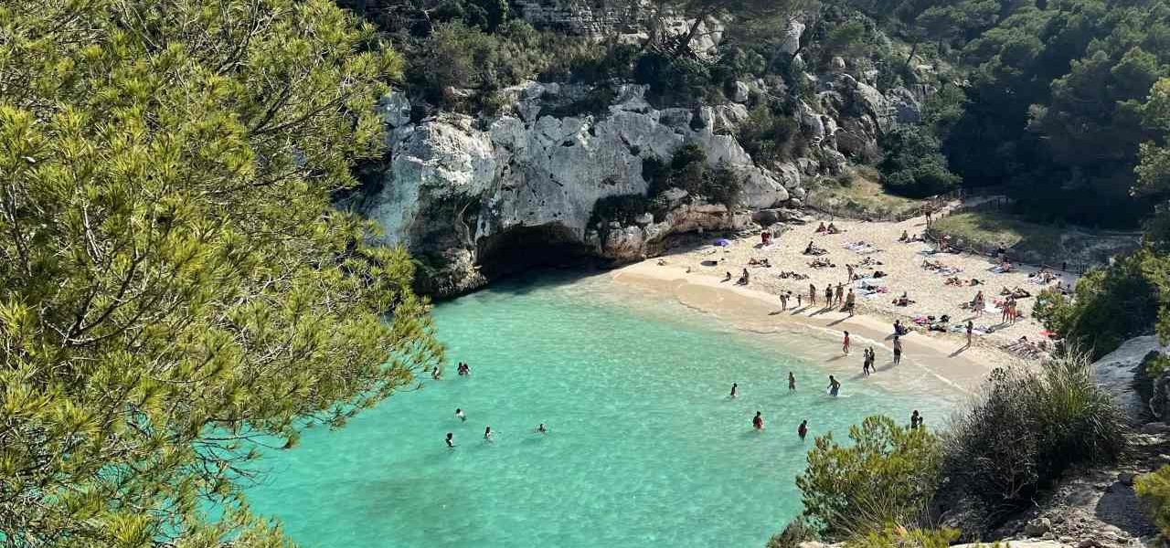 Kleine Badebucht auf Menorca Kleine Badebucht auf Menorca