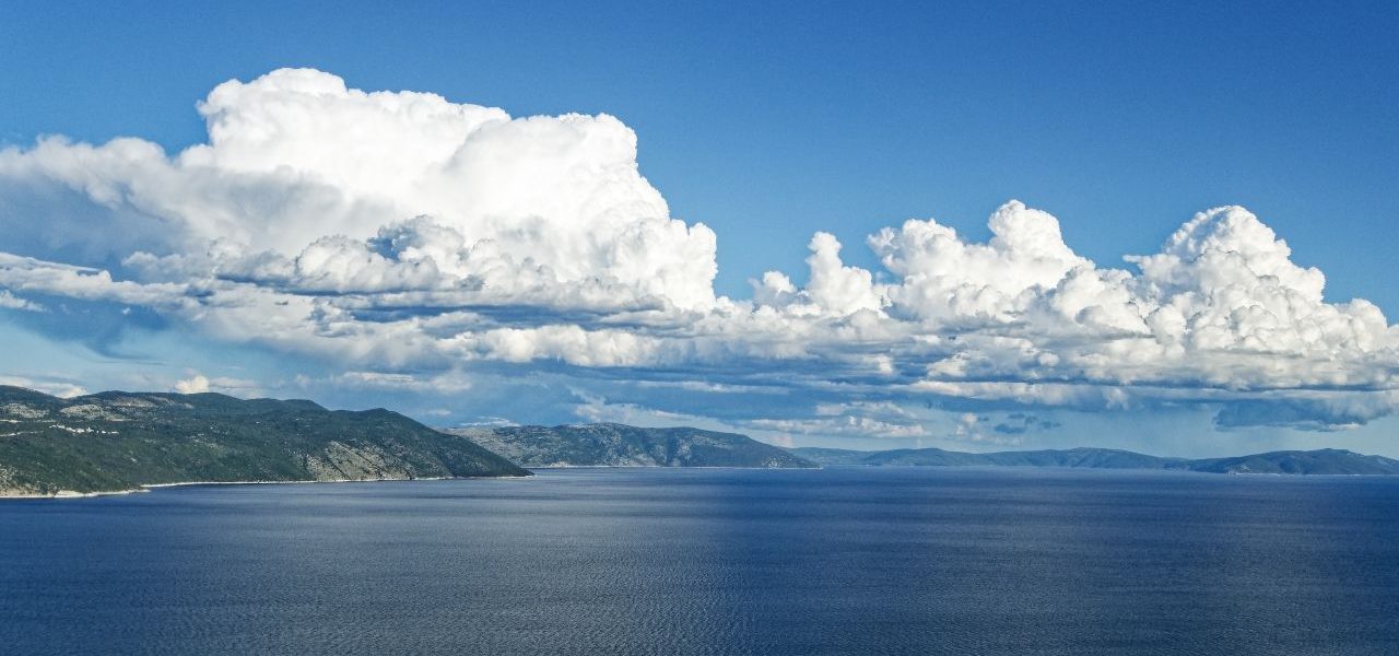Kvarner Bucht Küstenlinie