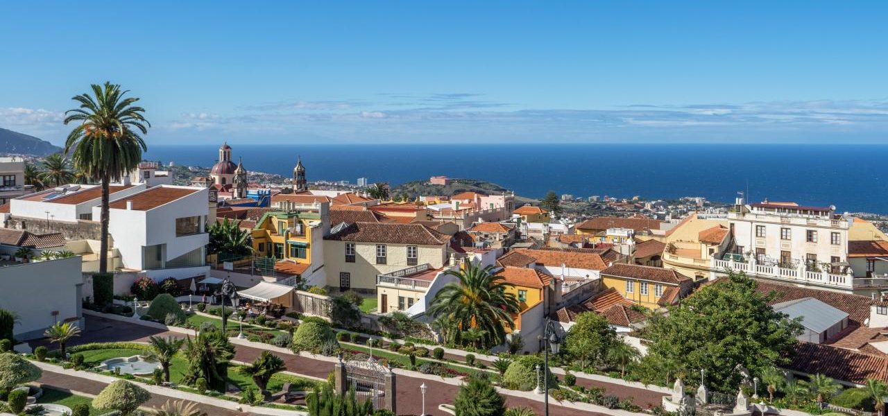 La Orotava Blick auf den Atlantik