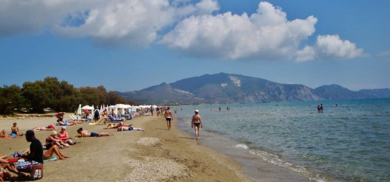 Laganas Beach auf Zakynthos