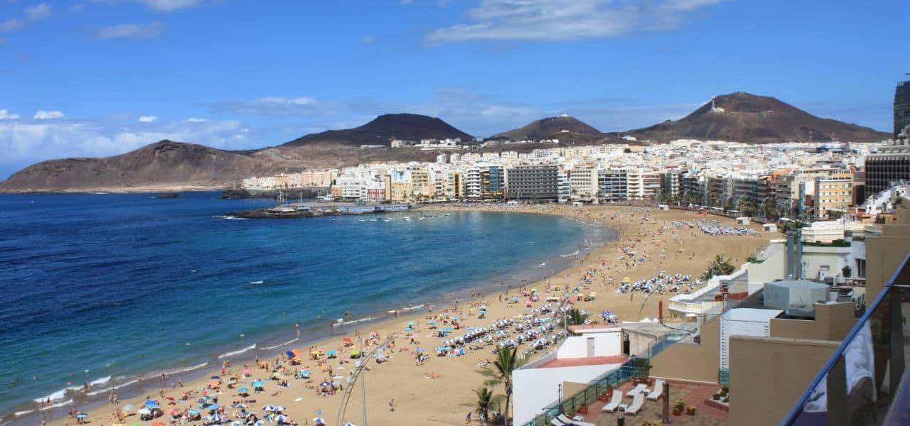 Las Palmas Hauptstadt mit Stadtstrand
