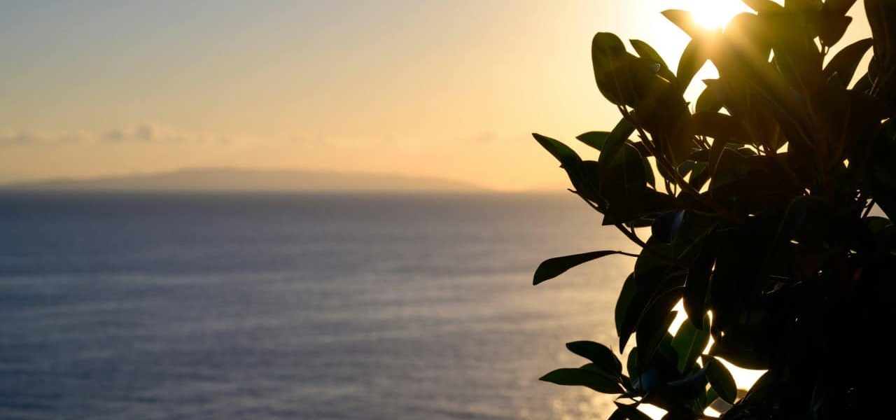 Livadia auf Serifos Meerblick mit Sonnenuntergang