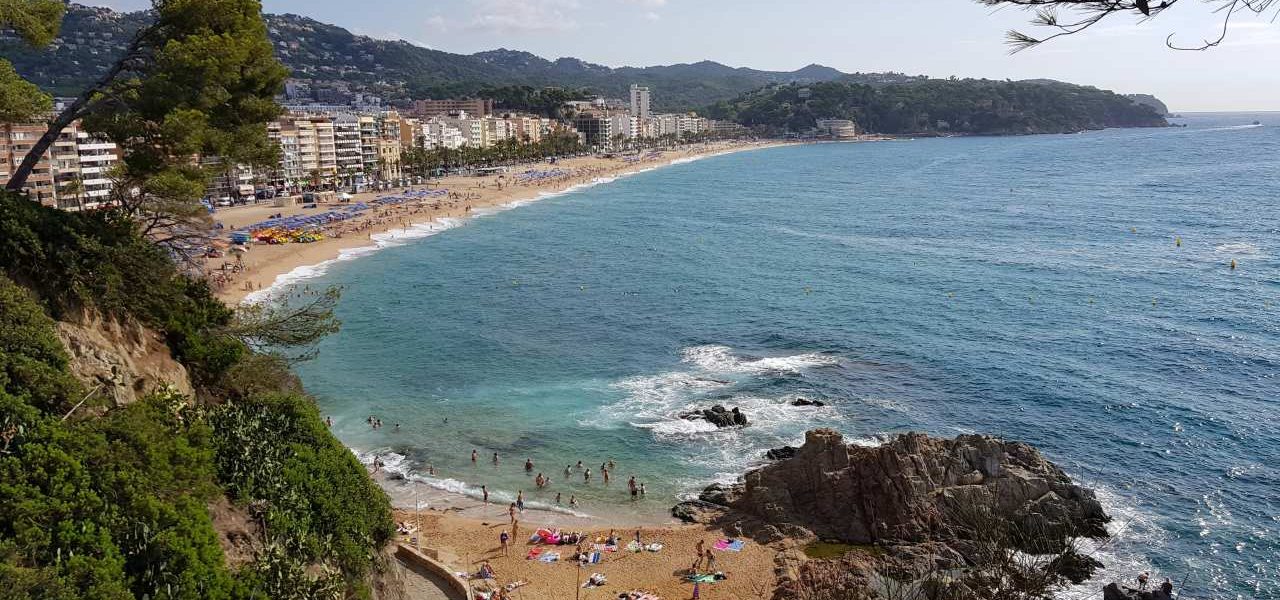 Lloret de Mar Strand und Bucht