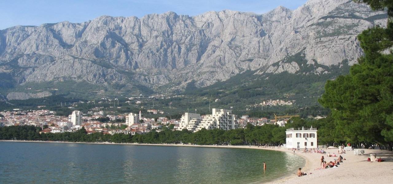 Makarska Dalmatien Bucht und Strand