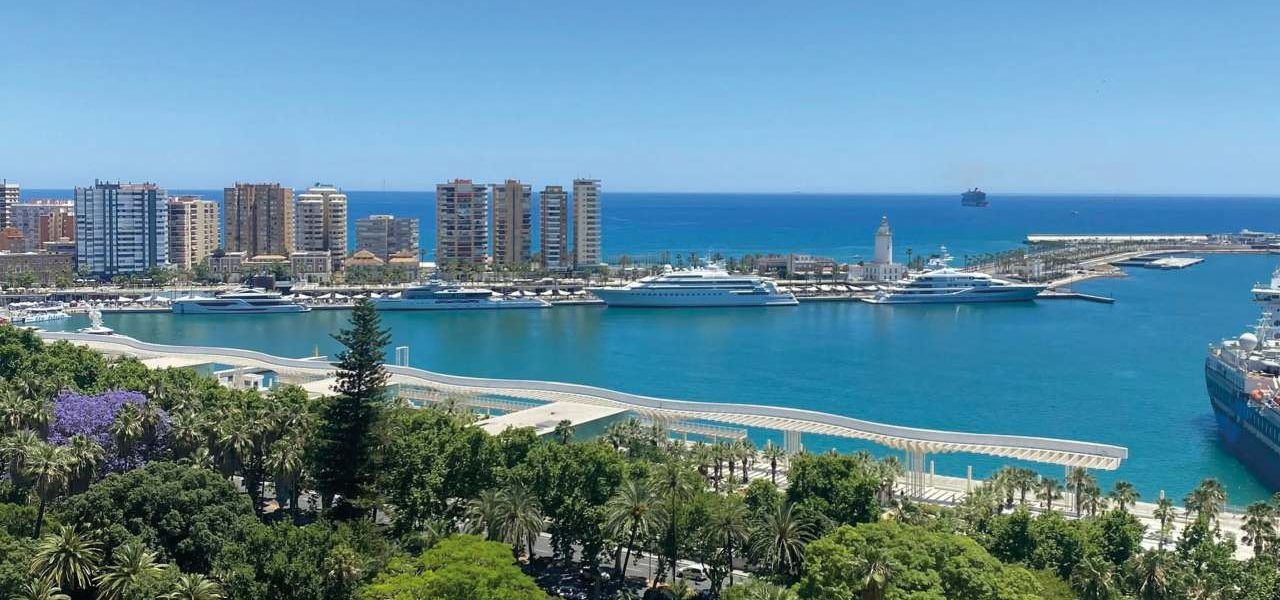 Málaga Hafenbereich