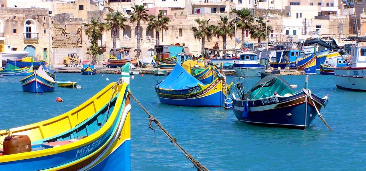 Marsaxlokk Hafen