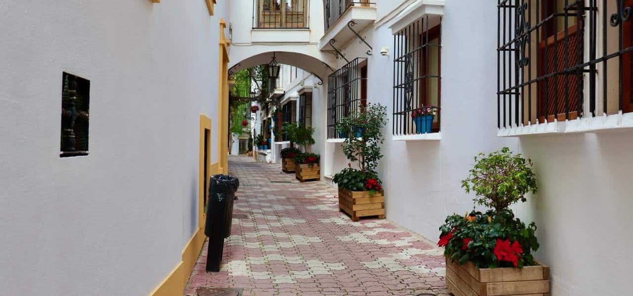 Mijas gepflegte Gasse