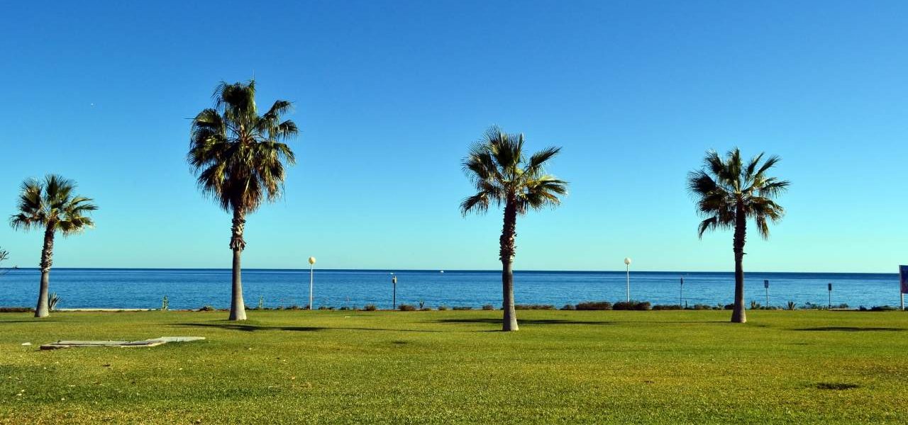 Mojacar gepflegte Grünfläche