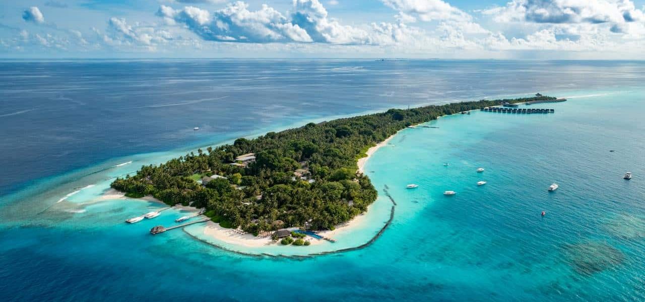 Niva Kuramathi Maldives zwei Kilometer lang