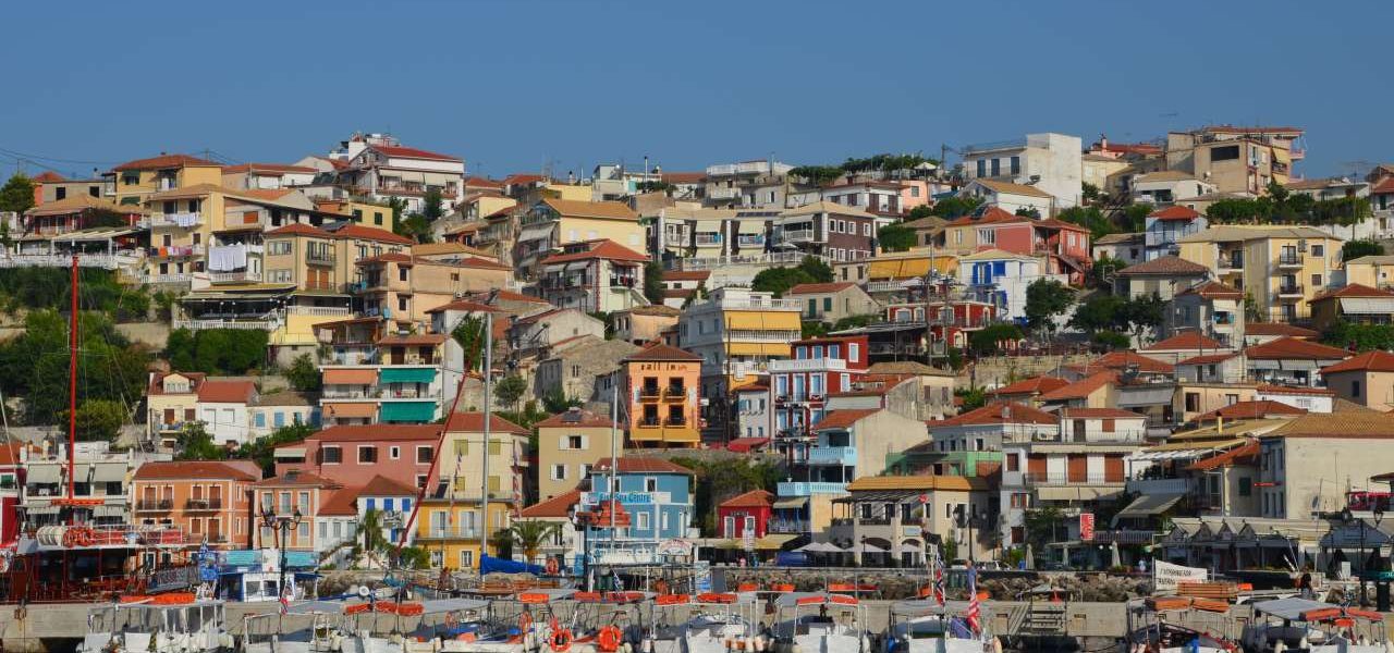 Parga Epirus Hafenbereich