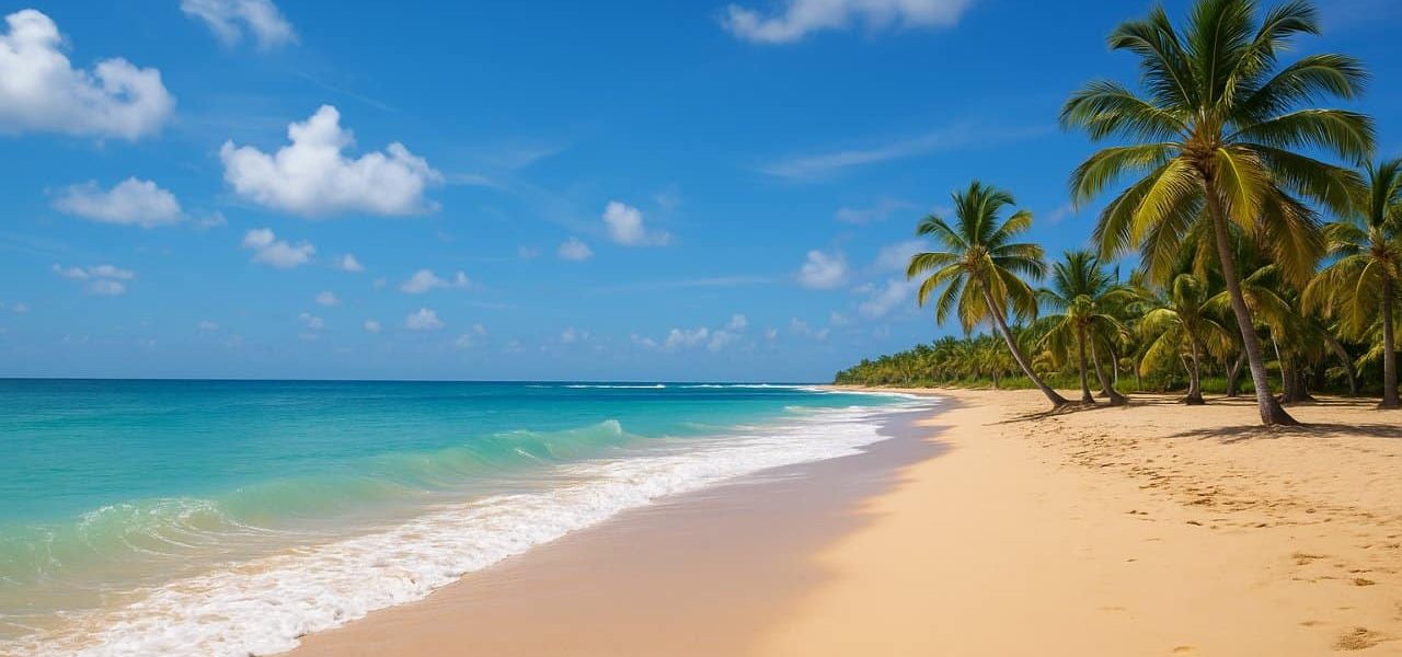 Playa Macao Strand mit Palmen