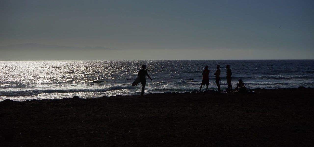 Playa de Aro Mondscheinspiegelung auf dem Meer