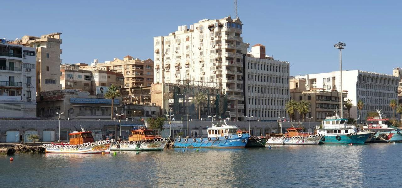 Port Said Mittelmeerküste Ägypten