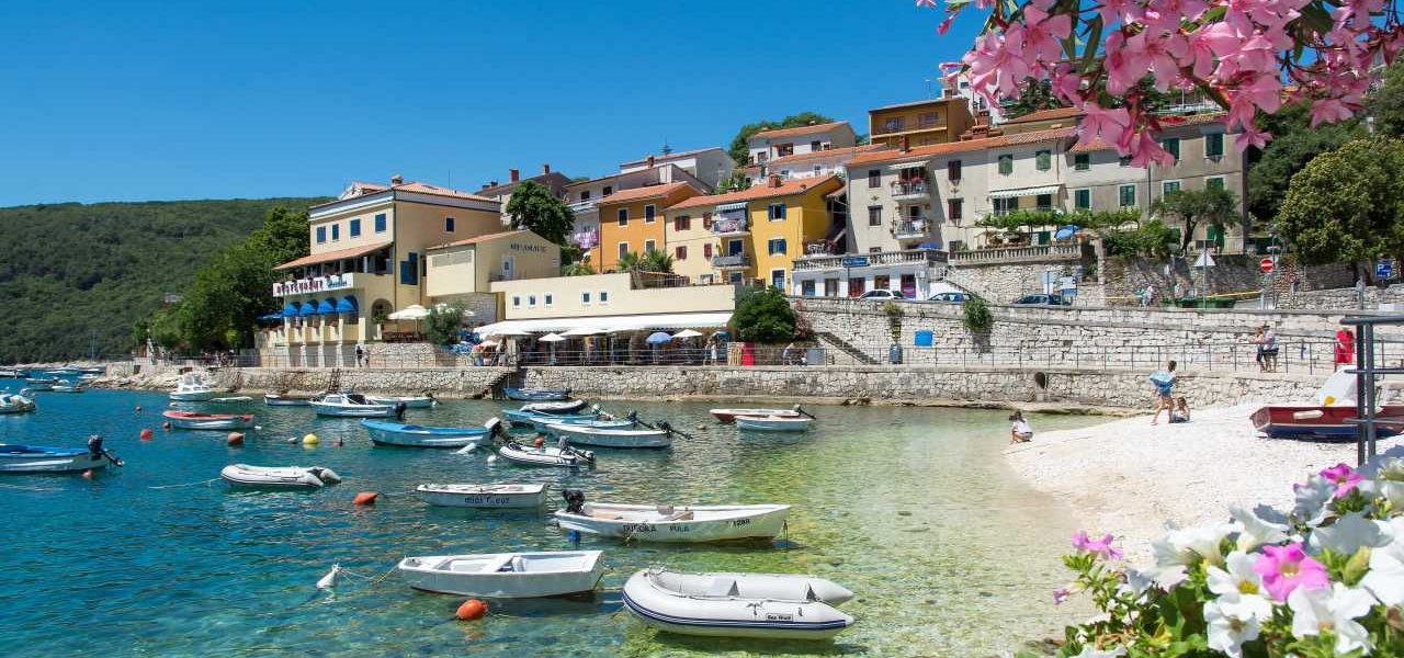 Rabac idyllische Badebucht