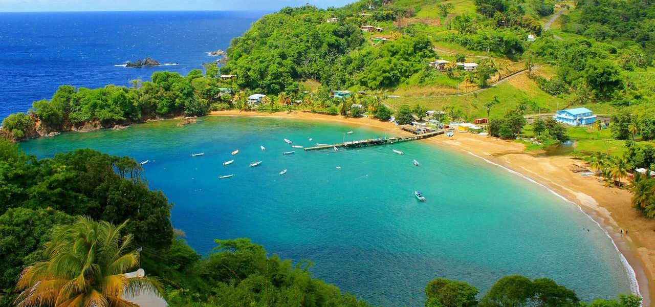 Ruhige Bucht auf Tobago