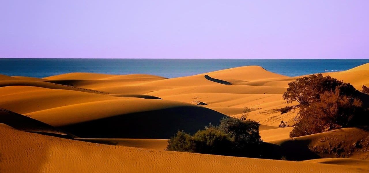 Sanddünen im Süden Gran Canarias