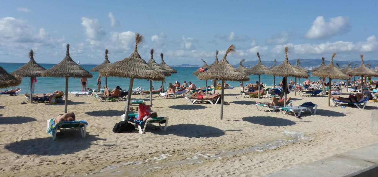 Strand bei S’Arenal Strand bei S'Arenal