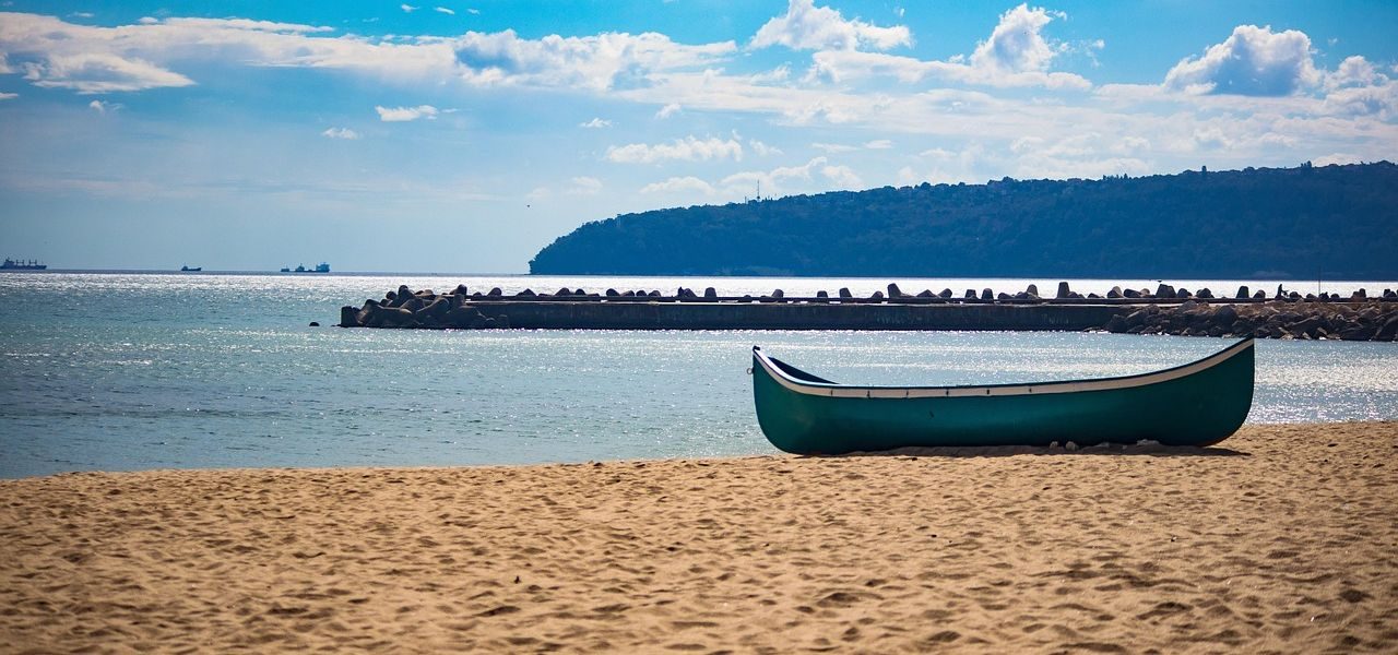 Varna ruhiger Strandabschnitt