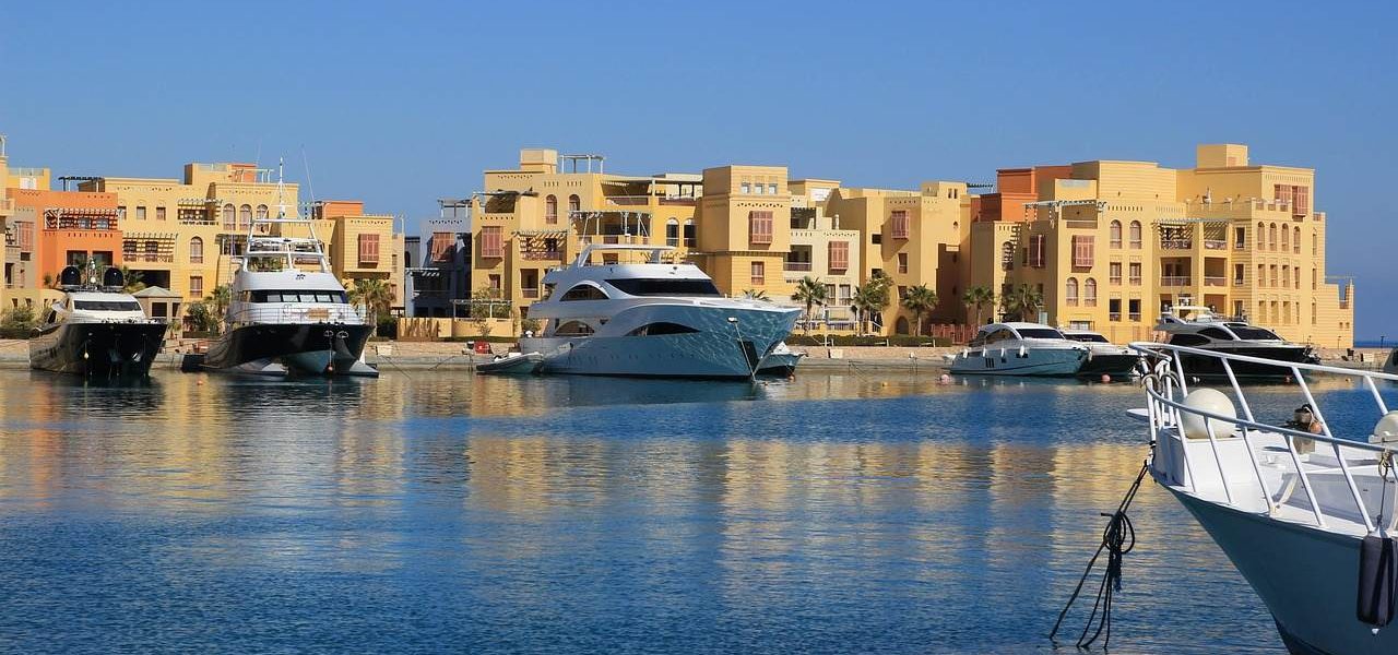 Yachten im Hafen von El Gouna